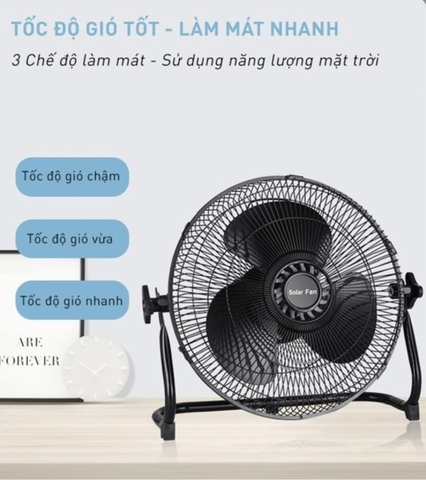 Quạt tích điện năng lượng mặt trời chân quỳ Solar Fan XY009jx