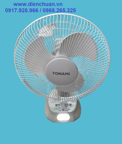 Quạt sạc tích điện năng lượng mặt trời TONAMI - Quạt bàn Solar Fan