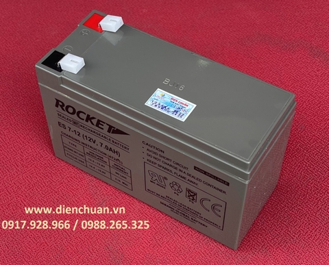 Ắc quy Rocket ES7-12 (12V 7AH )