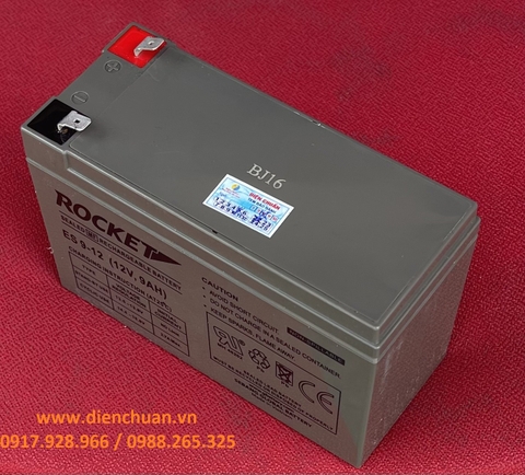 Ắc quy Rocket ES9-12 (12V 9AH )