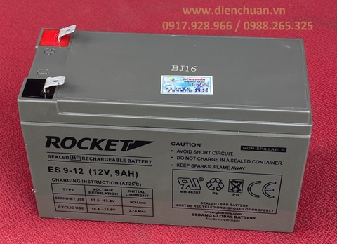 Ắc quy Rocket ES9-12 (12V 9AH )