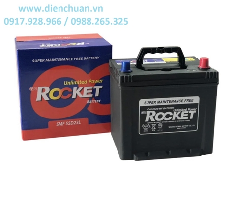 Ắc quy Rocket 12V-60Ah SMF 55D23L/R