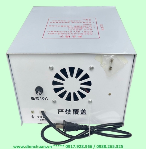 Nạp (sạc) ắc quy xe điện 60V 20A YC (sạc cho bộ bình ắc quy 60V 100Ah- 200Ah)