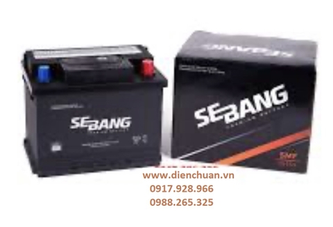 Ắc quy SeBang SMF Din 55565 (12V-55Ah)