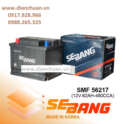 Ắc quy Sebang 12V 62AH (SMF 56217 )