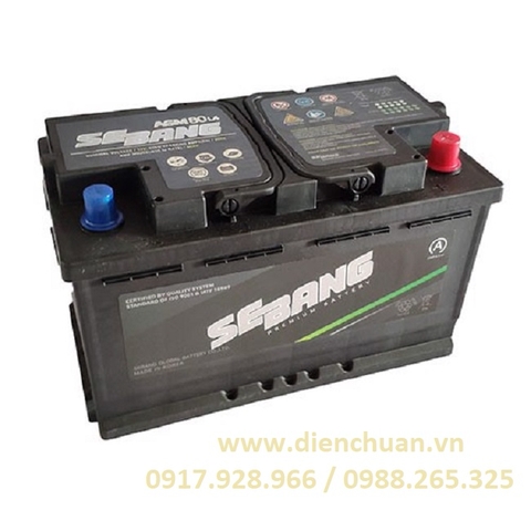 ẮC QUY SEBANG AGM L4 (12V-80AH)