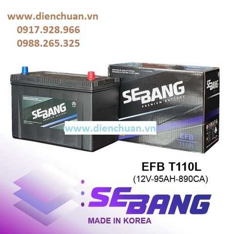 ẮC QUY SEBANG EFB T110L (12V-95AH)