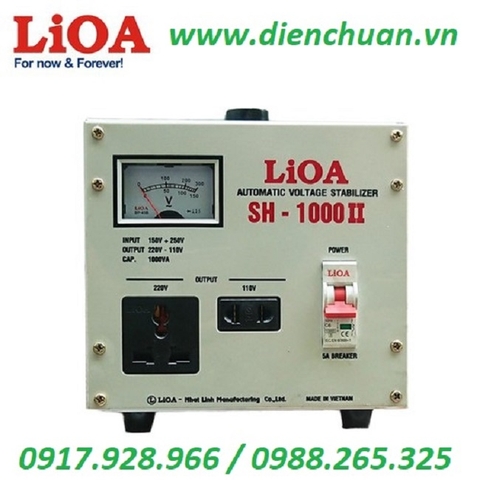 Ổn áp Lioa SH1000II 1000VA (1KVA) 150V-250V