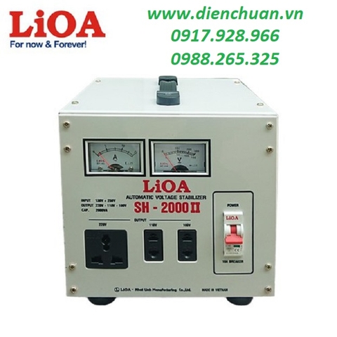 Ổn áp LIOA SH-2000II 2KVA 150V-250V