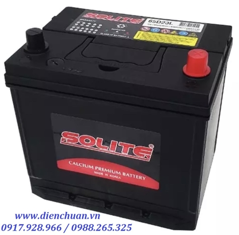 Ắc quy Solite 12V 60Ah 65D23L/R