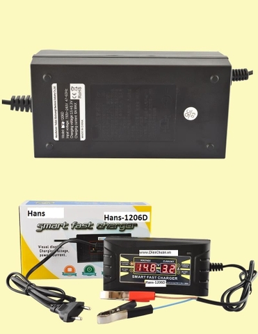 Bộ sạc ắc quy tự động 12V 5-100Ah HANS-1206D