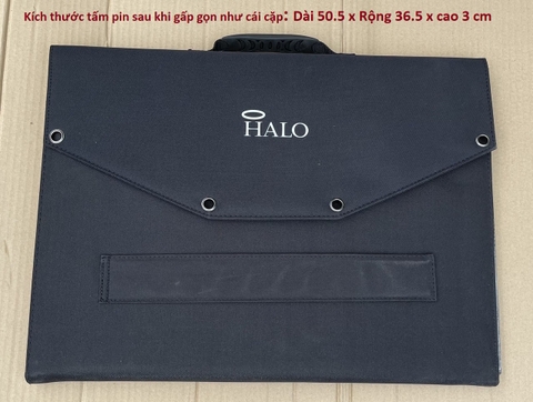 Tấm pin năng lượng mặt trời gấp gọn mono 100W 18V Halo SP-100