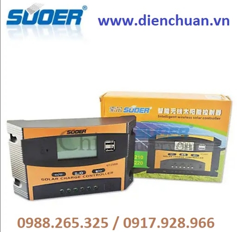 Bộ điều khiển chuyển đổi sạc năng lượng mặt trời 10A 12V-24V SUOER  CT-C1210