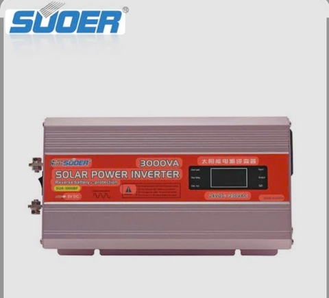 Kích điện Suoer SUA-3000BF ( 3000VA-24V) / Bộ đổi điện 3000W 24V sang 220V - SUA-3000BF