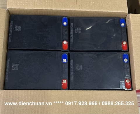 Bộ 4 bình ắc quy xe đạp điện TIANNENG 48V-12.3AH- Ắc quy Thiên năng hàngg chất lượng Trung Quốc