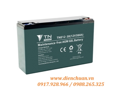 Ắc quy Tianneng TNE12-38 (12V-38AH )