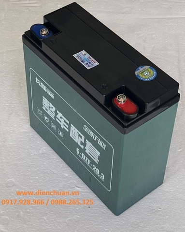Ắc quy xe máy điện 12V 20.3Ah 6-DZF-20.3 hàng nội địa Trung Quốc