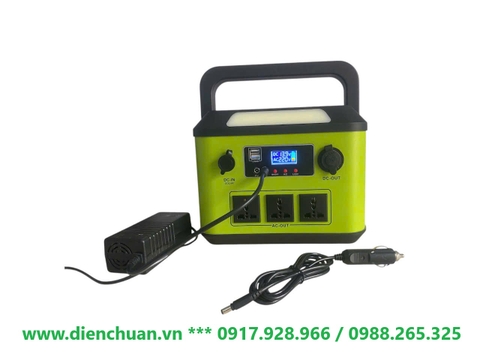 Trạm sạc di động 220V 500W/ máy phát điện di động sử dụng pin Lithium