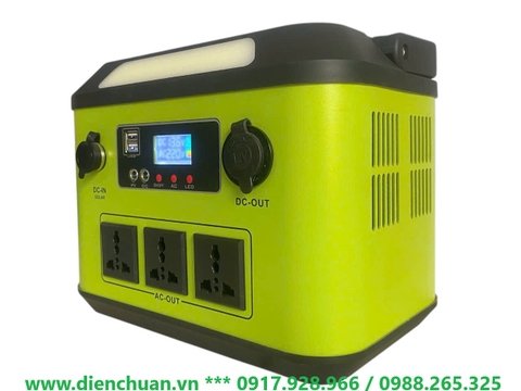 Trạm sạc di động 220V 500W/ máy phát điện di động sử dụng pin Lithium