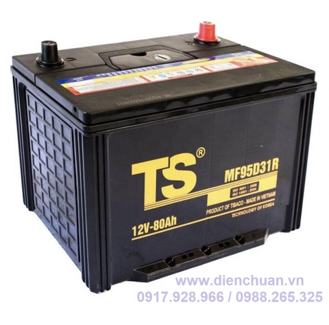 Ắc quy Tia Sáng TS 12V 80Ah MF95D31R/L