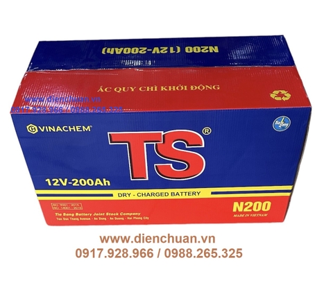 Ắc quy Tia Sáng 12V-200Ah N200 ( TS 12V 200Ah N200)