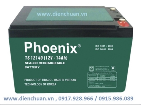 Ắc quy Phoenix 12V 14Ah TS12140
