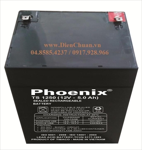 Ắc quy Phoenix 12V 5Ah TS1250