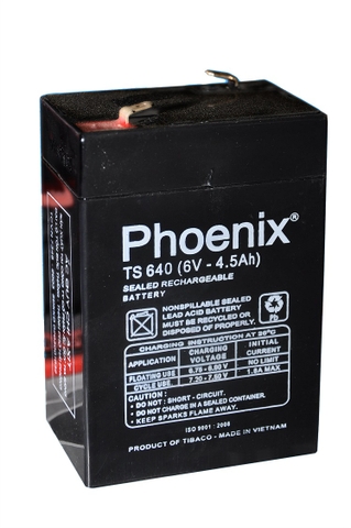 Ắc Quy PHOENIX 6V-4.5Ah TS645