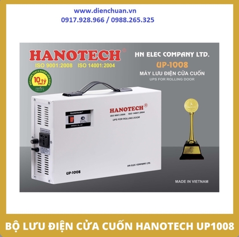 Lưu điện cửa cuốn Hanotech UP1008