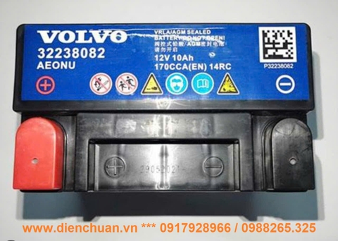 Ắc quy phụ xe Volvo 12V 10AH