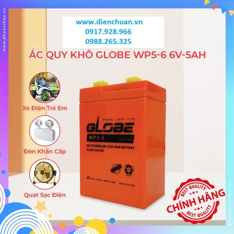 Bình ắc quy Globe 6V-5Ah WP5-6