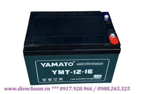 Ắc quy xe đạp điện Yamato 12V 16AH ( Yamato YMT-12-16 )