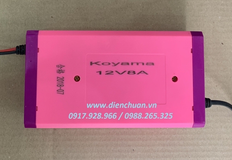 Sạc ắc quy tự động Koyama 12V 8A