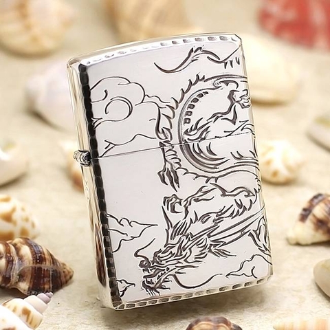 bật lửa zippo hình rồng