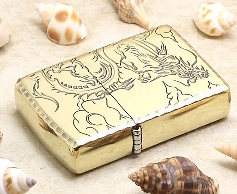 zippo khắc rồng