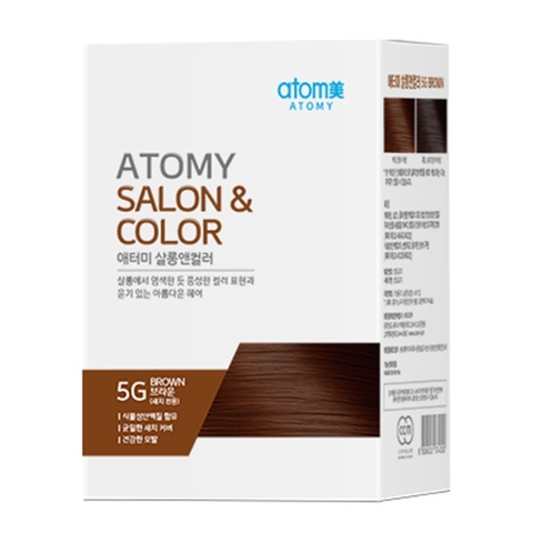 Thuốc nhuộm tóc màu Nâu  5G - Atomy Salon & Color 5G