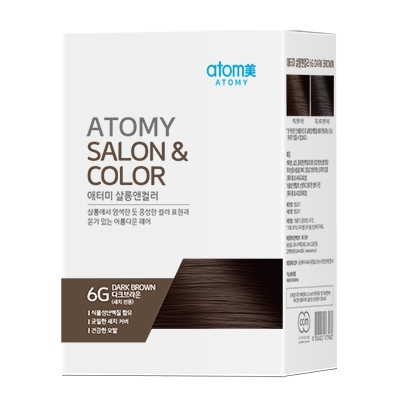 Thuốc nhuộm tóc màu Nâu Đen 6G - Atomy Salon & Color 6G