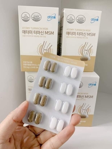 Hỗ trợ điều trị viêm khớp và sụn khớp - Atomy Turmacin MSM