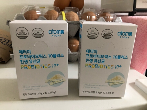 Men vi sinh sống tạo lợi khuẩn cho đường ruột -  Atomy Probiotics 10+ Plus (hộp lẻ 30 gói)