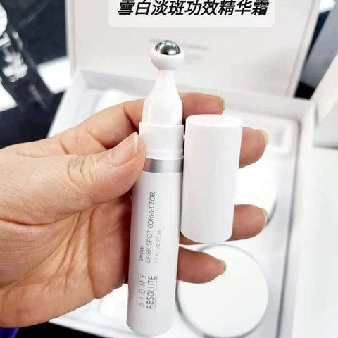 Cây lăn trị đốm đen, sạm, nám, tàn nhang chuyên sâu - Atomy Absolute Snow Dark Spot Corrector 9.5 ml
