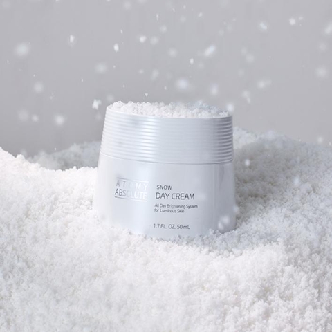 Kem dưỡng trắng da ban ngày, ngăn ngừa nám  - Atomy Absolute Snow Day Cream 50 ml