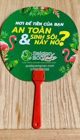 Quạt nhựa quảng cáo