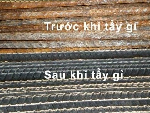 Các loại hóa chất tẩy rỉ sét kim loại tốt nhất trong xây dựng