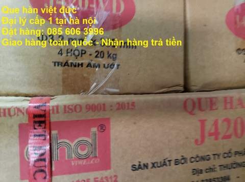 Đại lý cấp 1 nhà máy que hàn việt đức tại hà nội