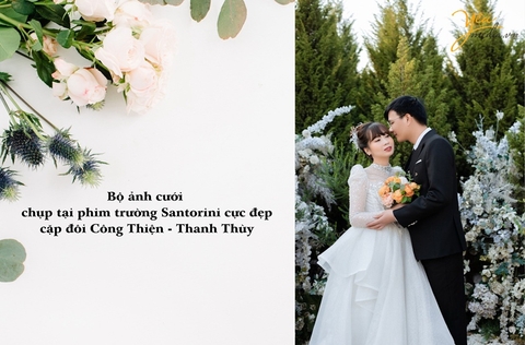 Bộ ảnh cưới chụp tại phim trường Santo cực đẹp của cặp đôi Công Thiện - Thanh Thùy