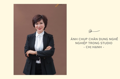 Ảnh chụp nữ doanh nhân - chị Hạnh