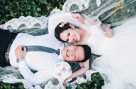 Ảnh cưới ngoại cảnh đẹp chụp tại công viên Yên Sở: Hiệp - Chi