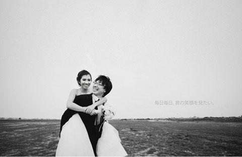Ảnh cưới phong cách tự nhiên: cặp đôi người Nhật Bản
