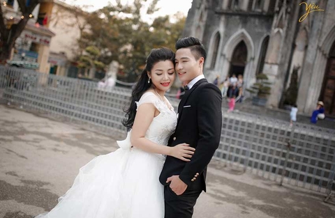 Chụp ảnh cưới pre wedding tại Nhà thờ lớn Hà Nội: Trần Đạt - Thu Hằng