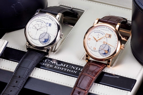 Cận cảnh cặp đồng hồ A. Lange & Söhne Grand Lange 1 